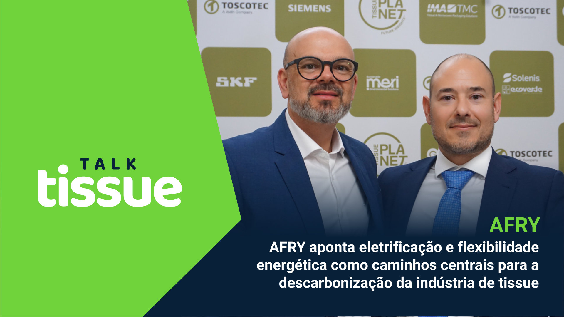 Eletrificação e flexibilidade energética para descarbonização da indústria de tissue